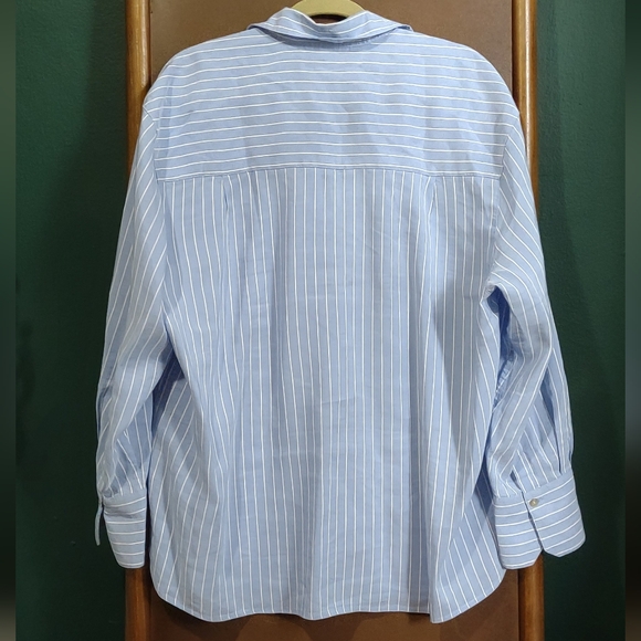 Vince Celestine Oversized Stripe Shirt - Picture 6 of 8